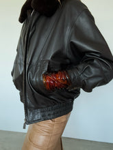 Load image into Gallery viewer, Yves Saint Laurent Brown Leather Jacket
