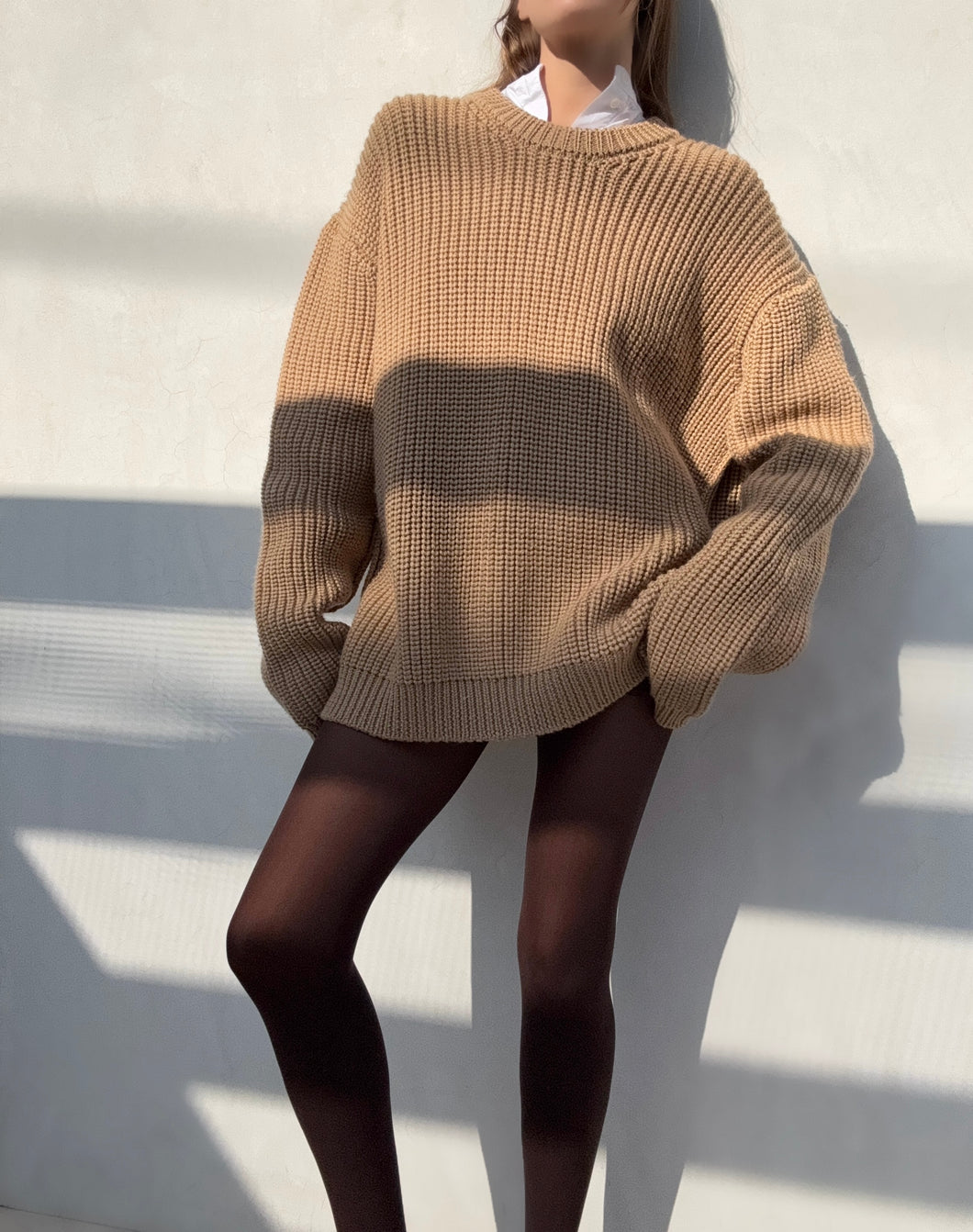 2019 Bottega Veneta Brown Knit Sweater