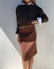 Load image into Gallery viewer, 1990&#39;s Celine Chain Belt Skirt
