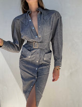 Load image into Gallery viewer, 1980&#39;s Thierry Mugler Denim Dress
