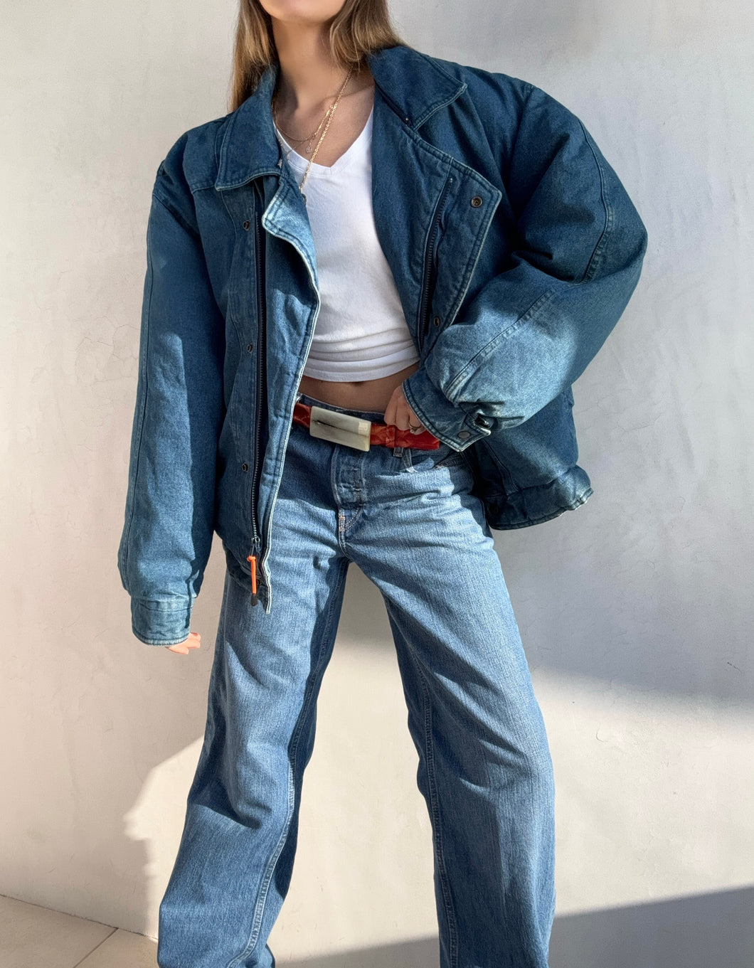 1980s Guy Laroche Paris Denim Jacket