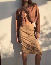 Load image into Gallery viewer, S/S 2004 Yves Saint Laurent Tom Ford Tan Skirt
