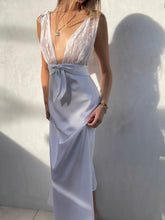 Load image into Gallery viewer, 1990s White Satin Slip Dress
