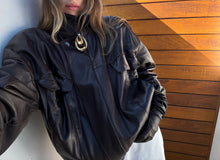 Load image into Gallery viewer, 1980s Claude Montana Brown Leather Jacket
