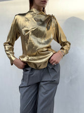 Load image into Gallery viewer, 1980s Yves Saint Laurent Gold Top
