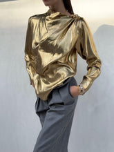 Load image into Gallery viewer, 1980s Yves Saint Laurent Gold Top
