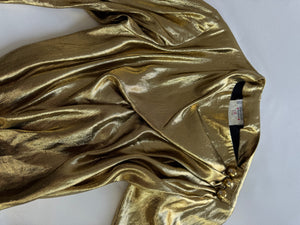 1980s Yves Saint Laurent Gold Top