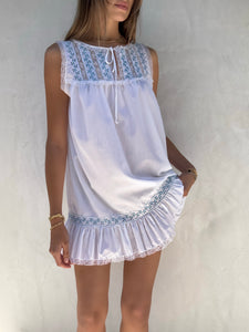 Vintage Cotton Mini Dress