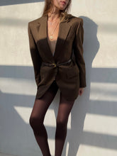 Load image into Gallery viewer, Vintage Brown Boxy Blazer
