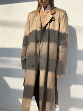 Load image into Gallery viewer, Vintage Pierre Cardin Tan Trench
