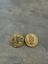 Load image into Gallery viewer, 1990&#39;s YSL Logo Button Earrings
