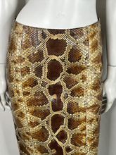 Load image into Gallery viewer, FW 2008 Prada Python Leather Skirt
