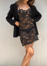 Load image into Gallery viewer, 1990&#39;s Mini Sheer Lace Dress
