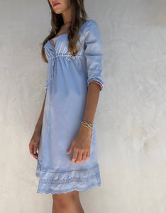 1990's Miu Miu Eye Hook Closure Babydoll Dress