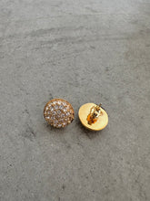 Load image into Gallery viewer, Vintage Swarovski Round Crystal Earring
