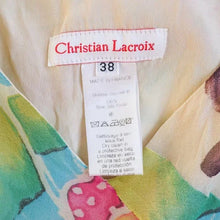 Load image into Gallery viewer, Early 2000&#39;s Christian Lacroix 100% Silk Dress

